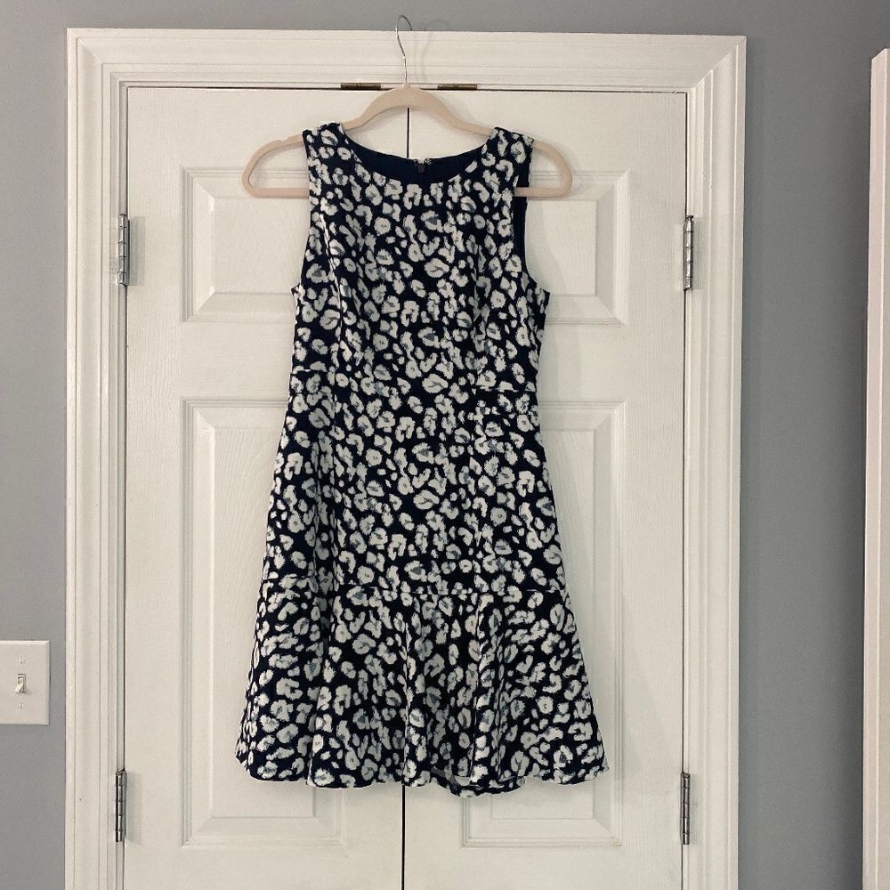 Banana Republic sleeveless dress with bottom ruffle